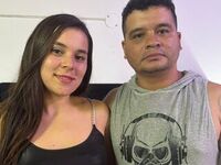 camgirl giving boyfriend blowjob AmyandAlan